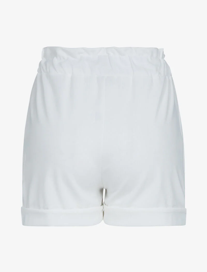 Mini short à bords retroussés - ecru - Image 2