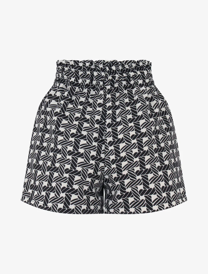 Mini short à imprimé graphique - noir - Image 2