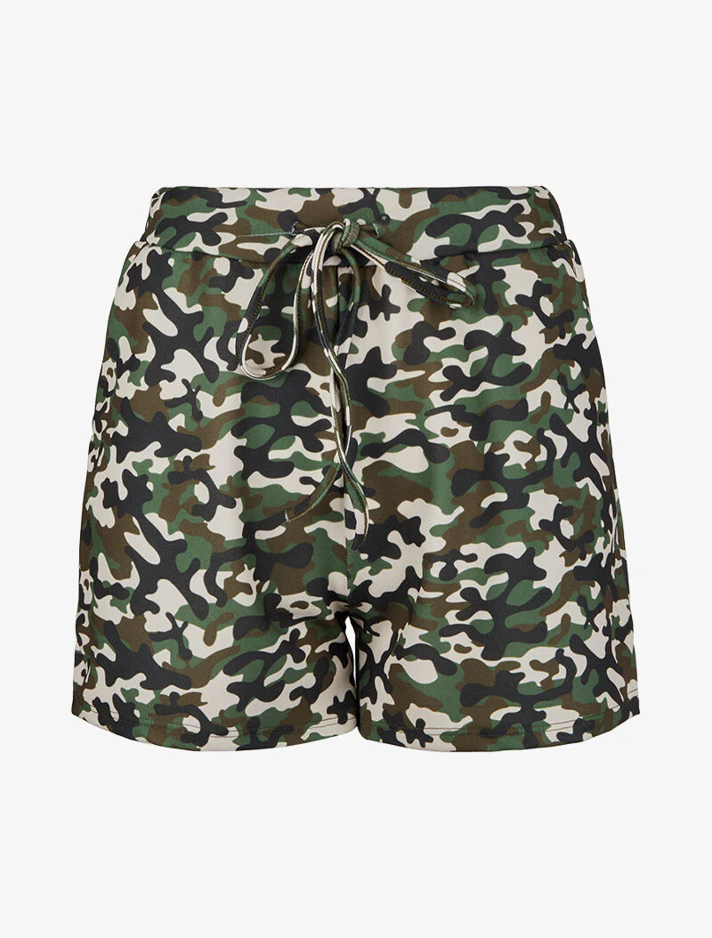 Mini short à imprimés - Kaki
