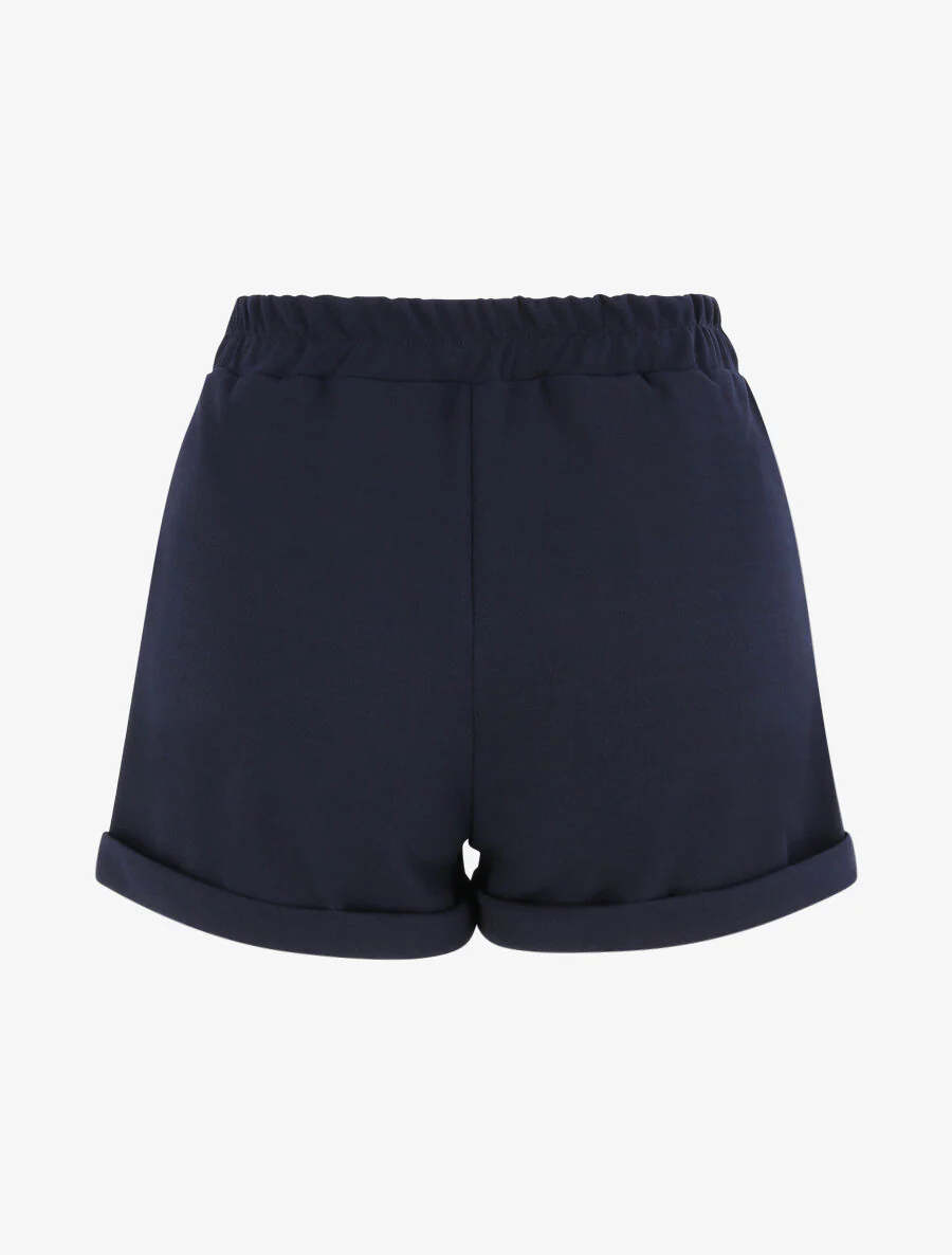 Mini short à revers - Marine - Image 2