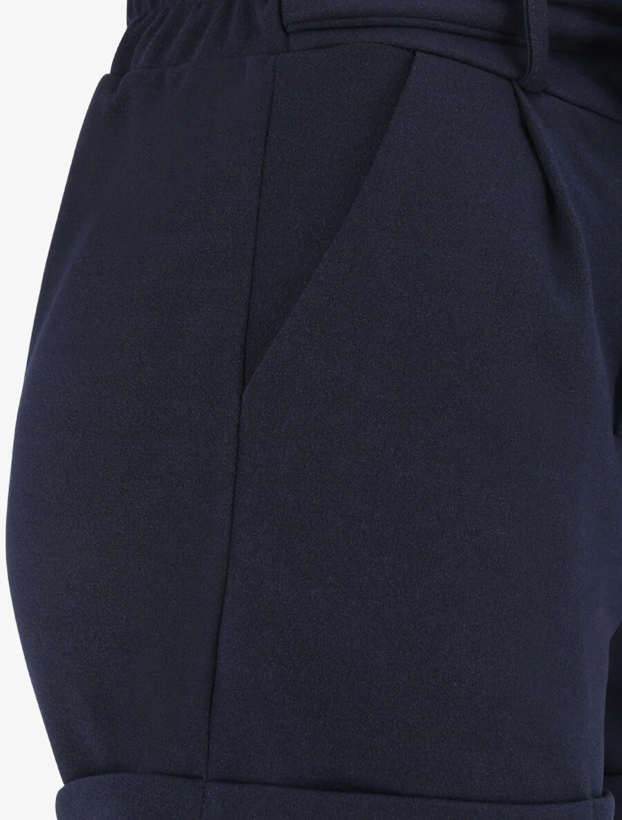 Mini short à revers - Marine - Image 3