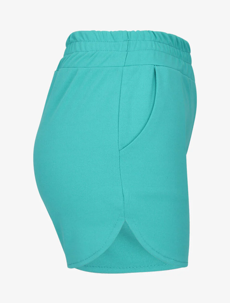 Mini short coupe droite - turquoise - Image 5