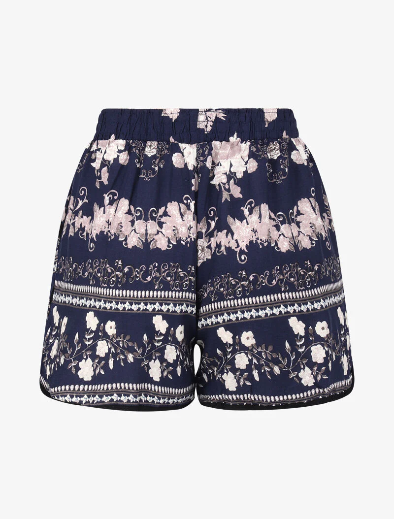 Mini short transparent à imprimés - marine - Image 2