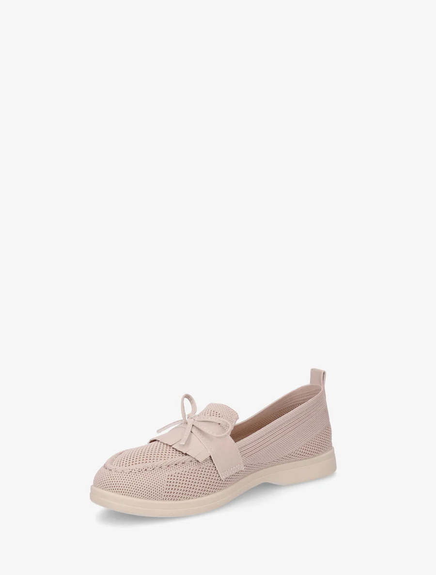 Mocassins en maille à nœud - Taupe - Image 3