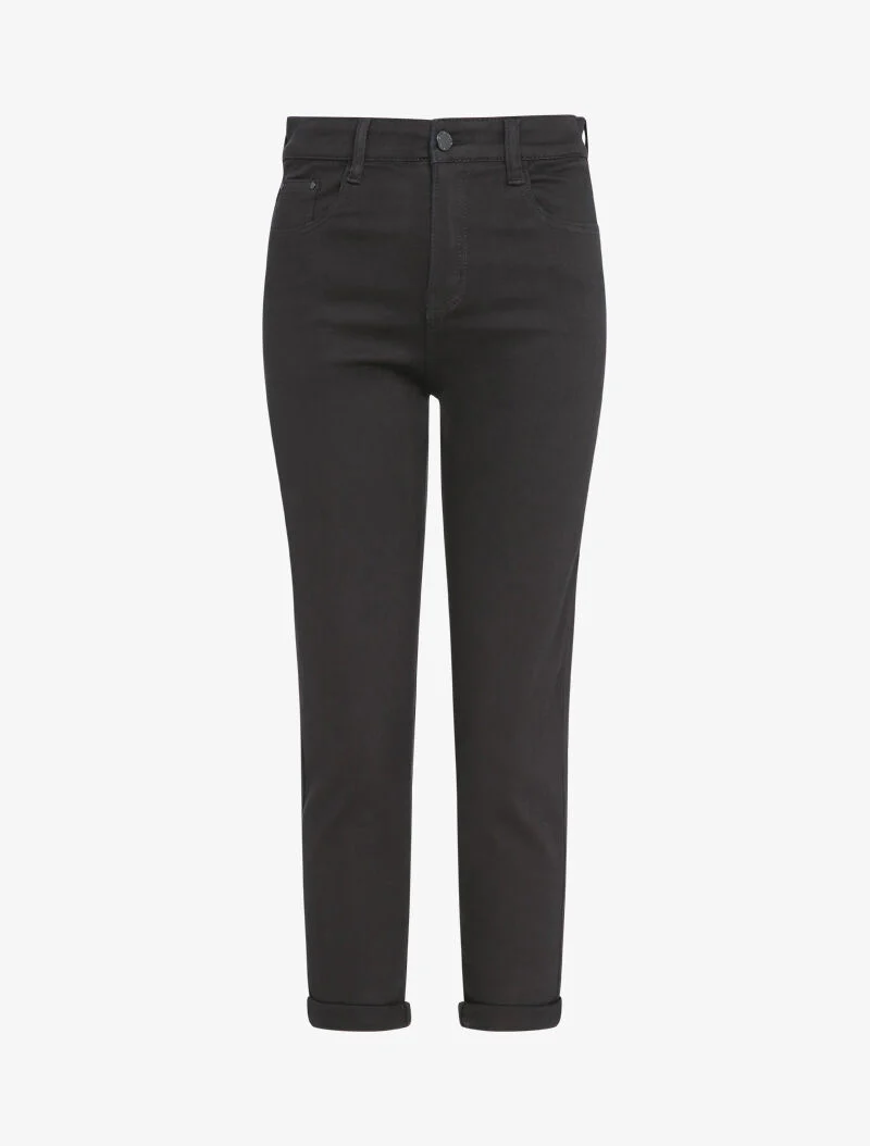 Mom jean 7/8 taille haute - Noir