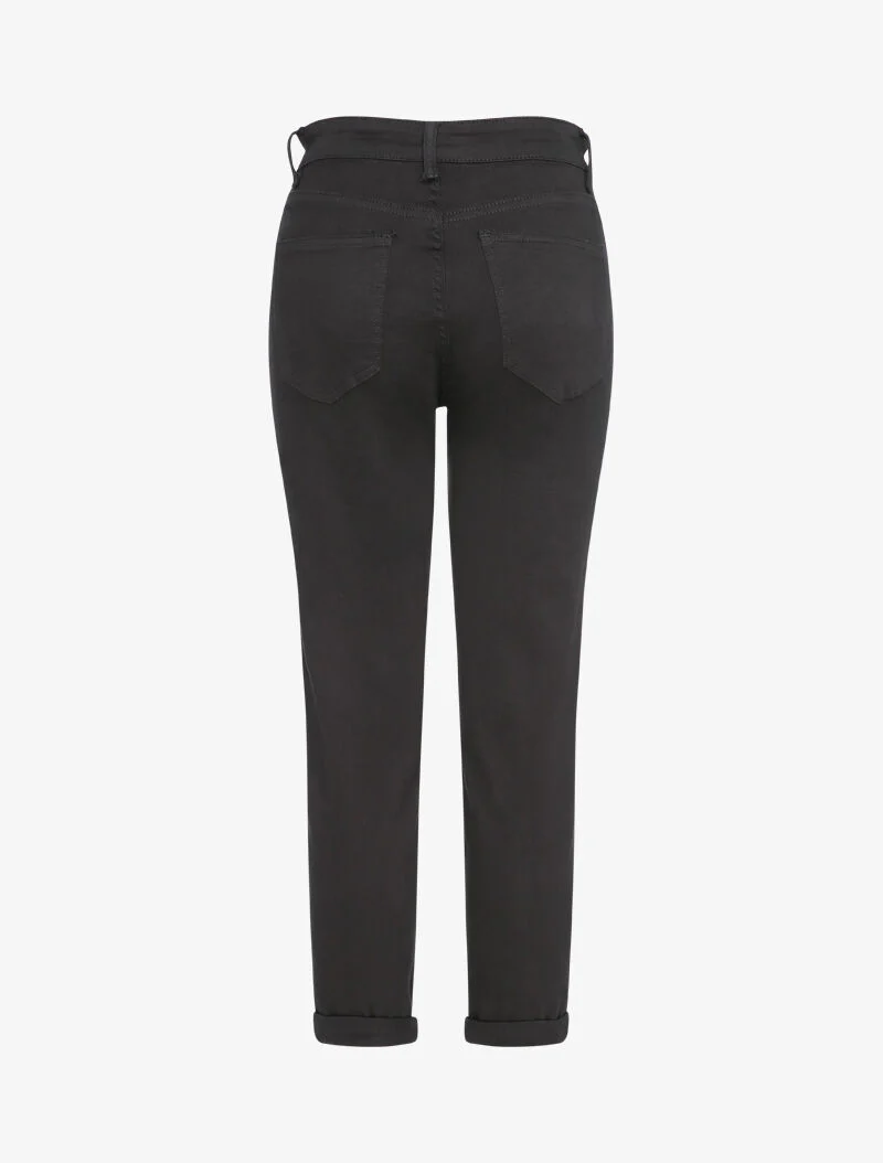 Mom jean 7/8 taille haute - Noir - Image 2