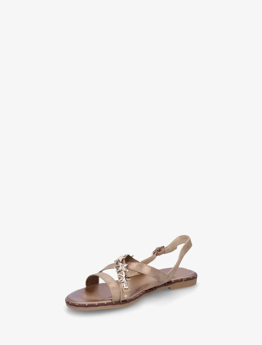 Nu-pieds cloutés à bijoux étoiles de mer - Taupe - Image 3