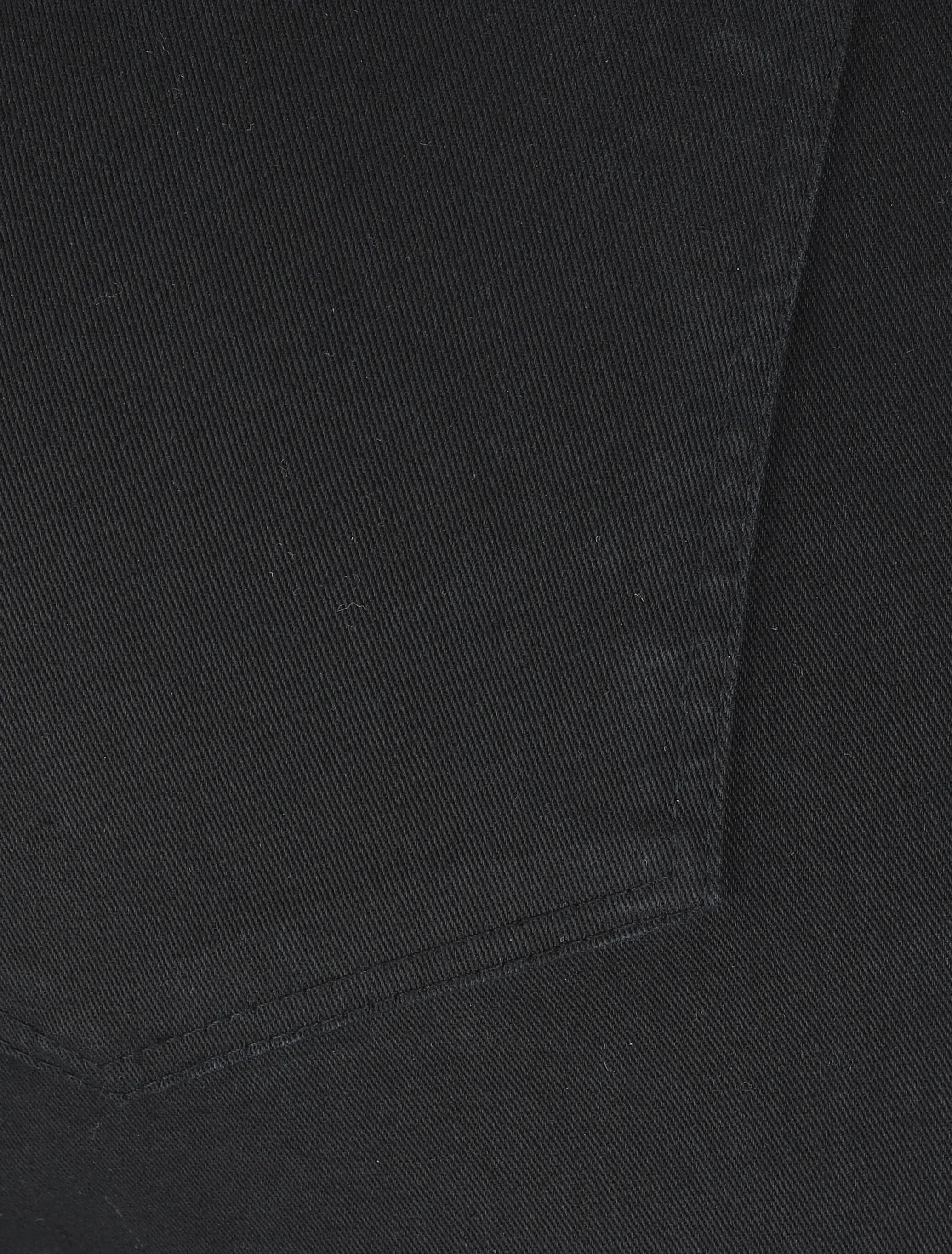 Pantalon 7/8 ample à taille haute - Noir - Image 3