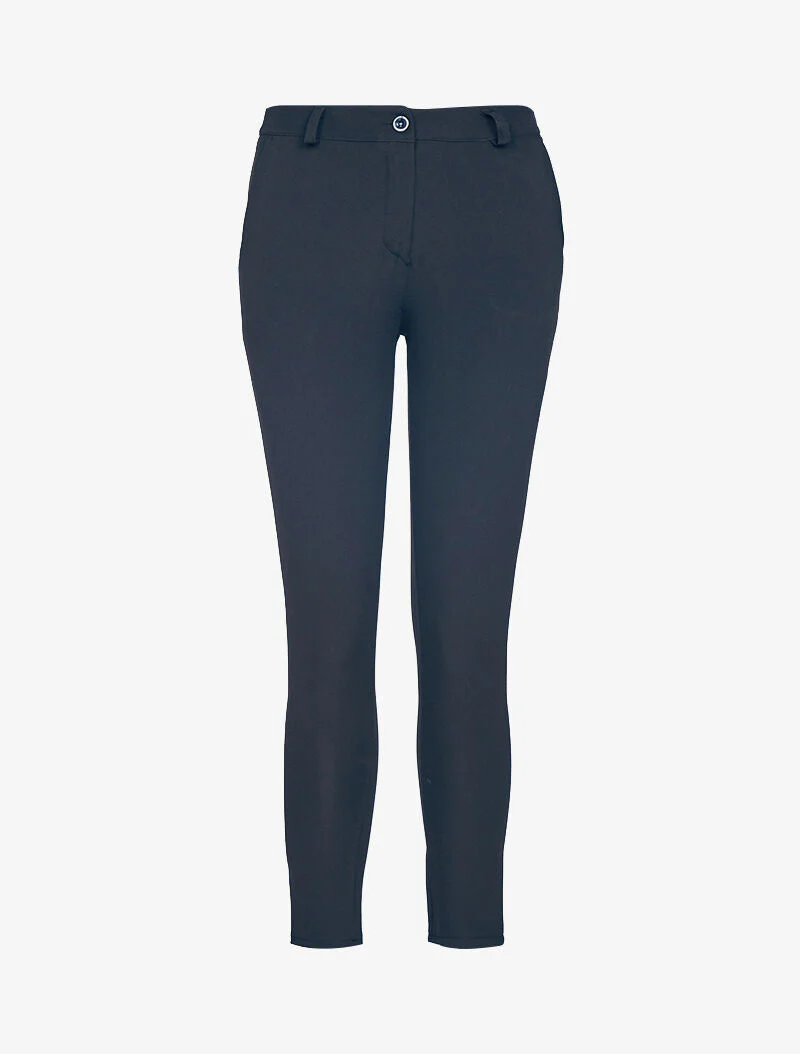 Pantalon 7/8 uni - marine - Image 3