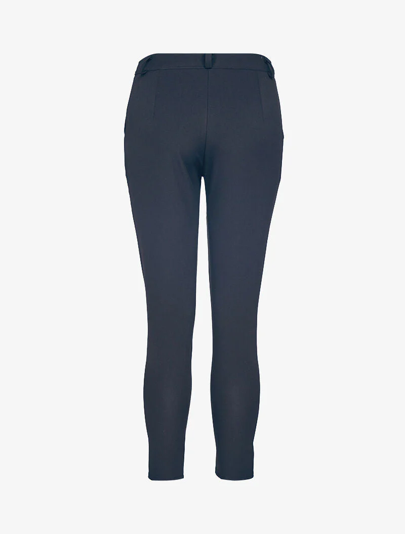 Pantalon 7/8 uni - marine - Image 4