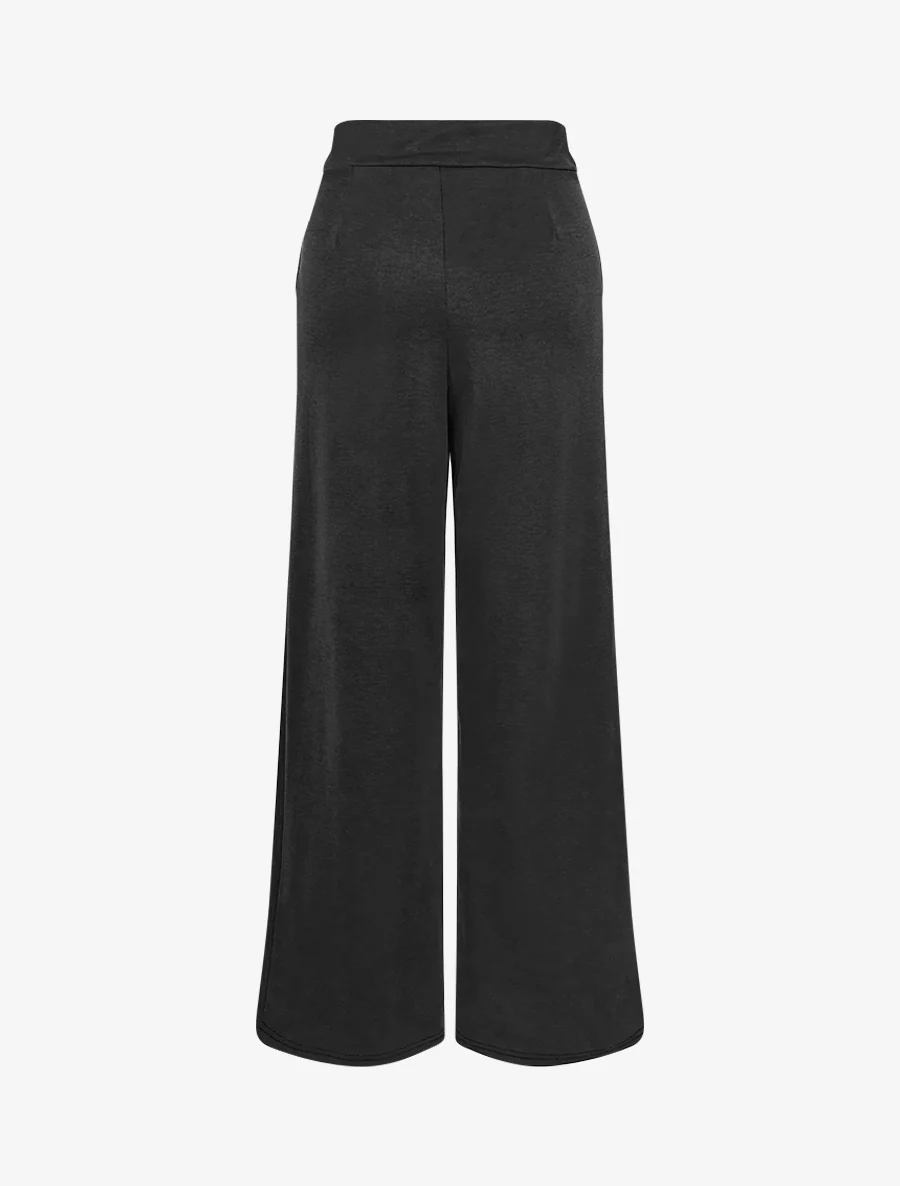 Pantalon à empiècement stylisé - Noir - Image 2