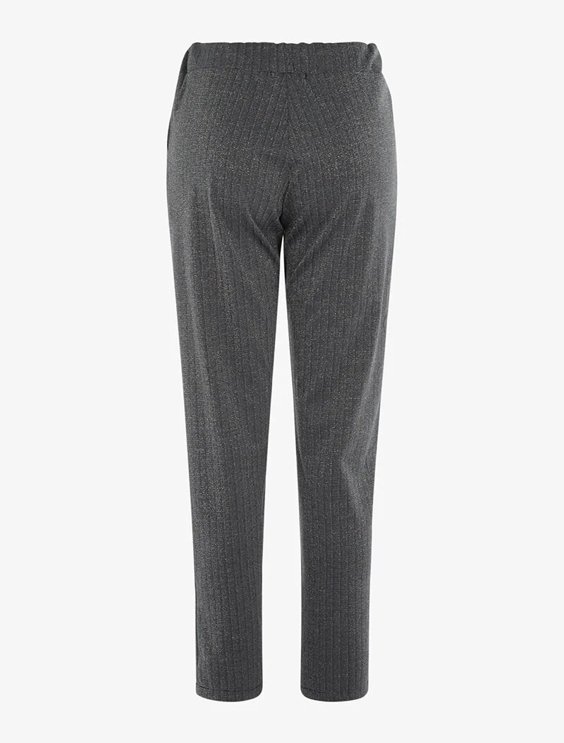 Pantalon à rayures irisées - argent - Image 2