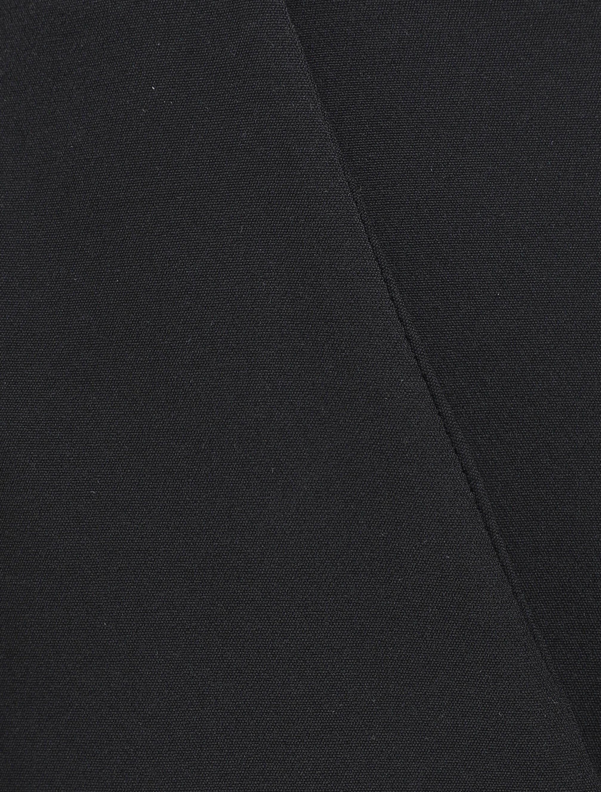 Pantalon ample coupe droite - Noir - Image 3