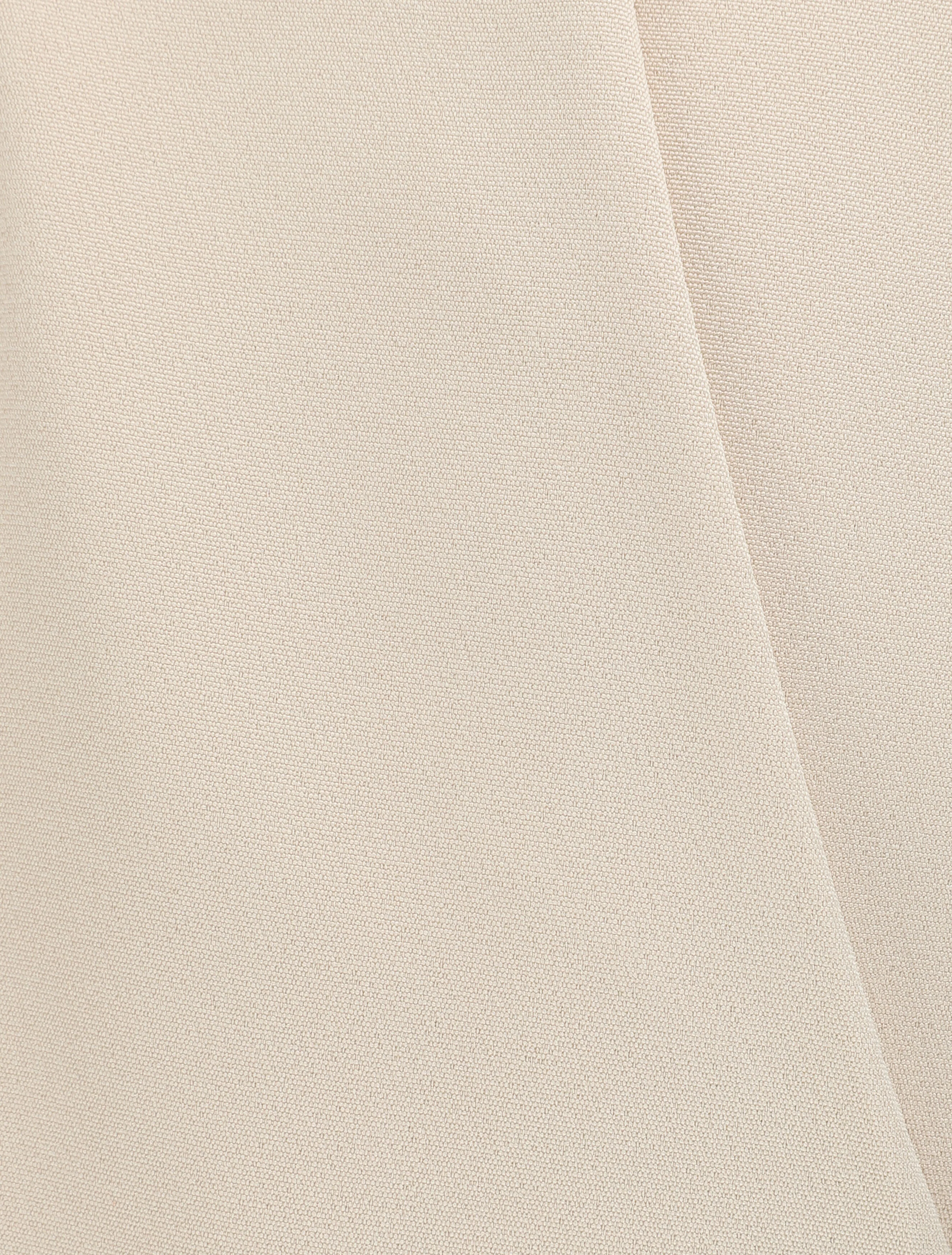 Pantalon ample coupe droite - Beige - Image 3