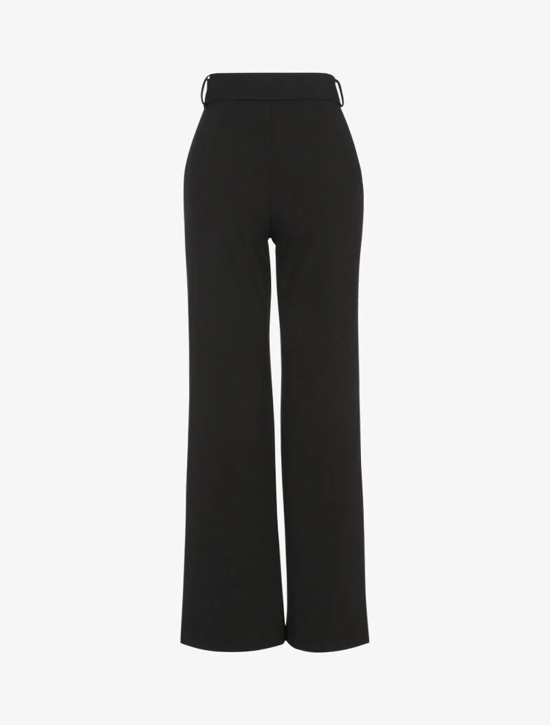 Pantalon ample uni - noir - Image 2