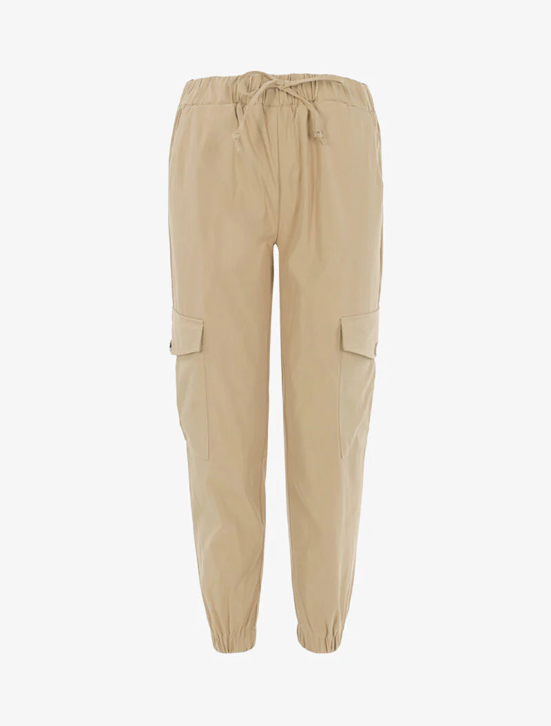 Pantalon cargo 7/8 - beige - Image 3