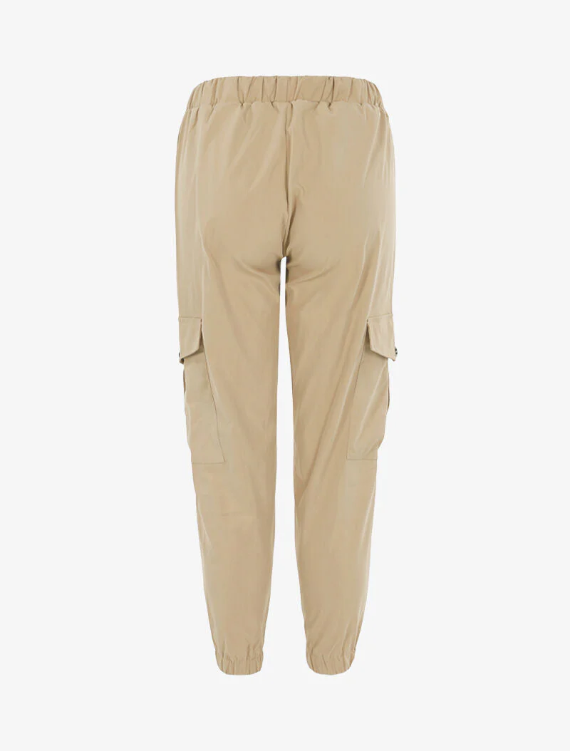 Pantalon cargo 7/8 - beige - Image 4