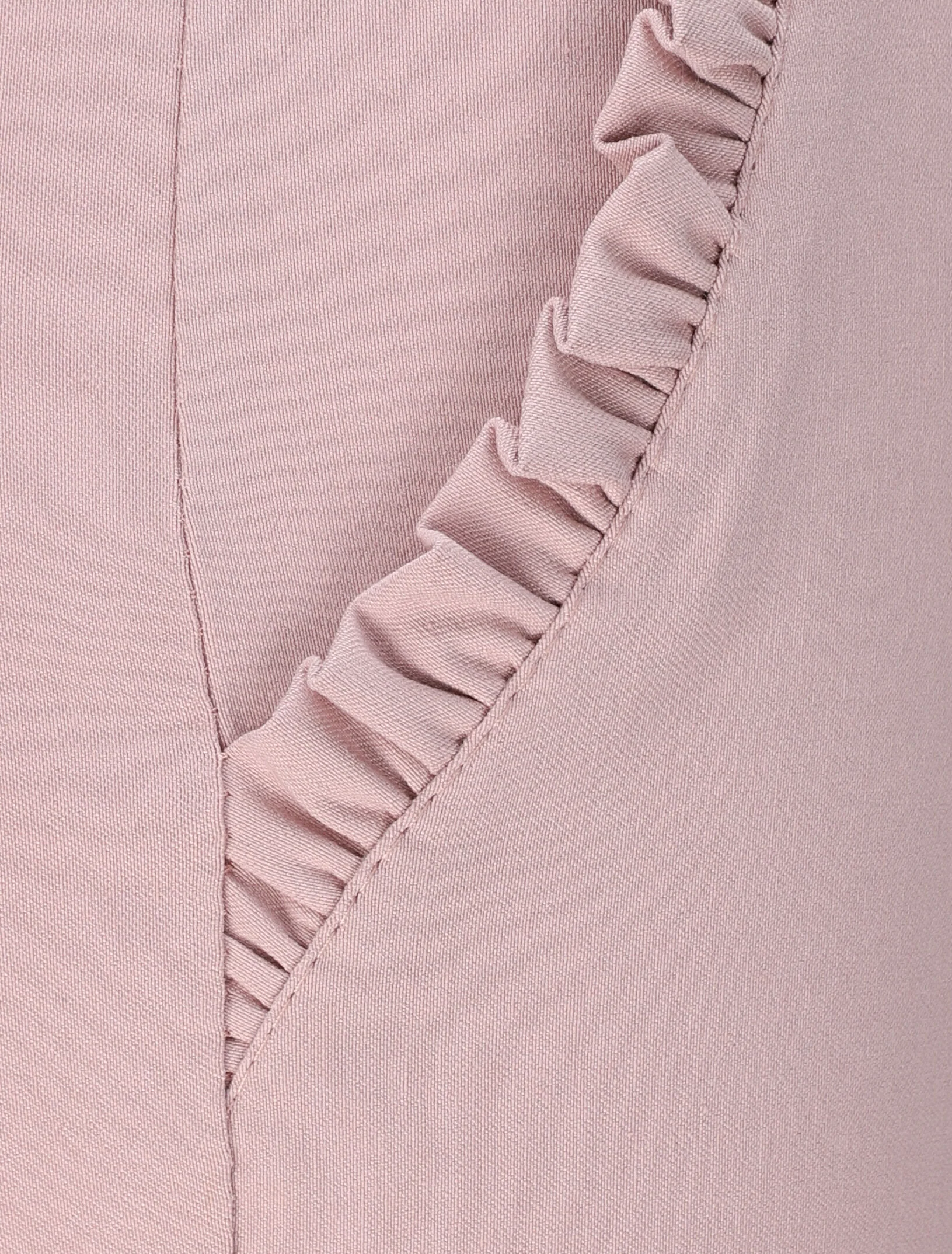 Pantalon chino droit à poches volantées - Rose - Image 3