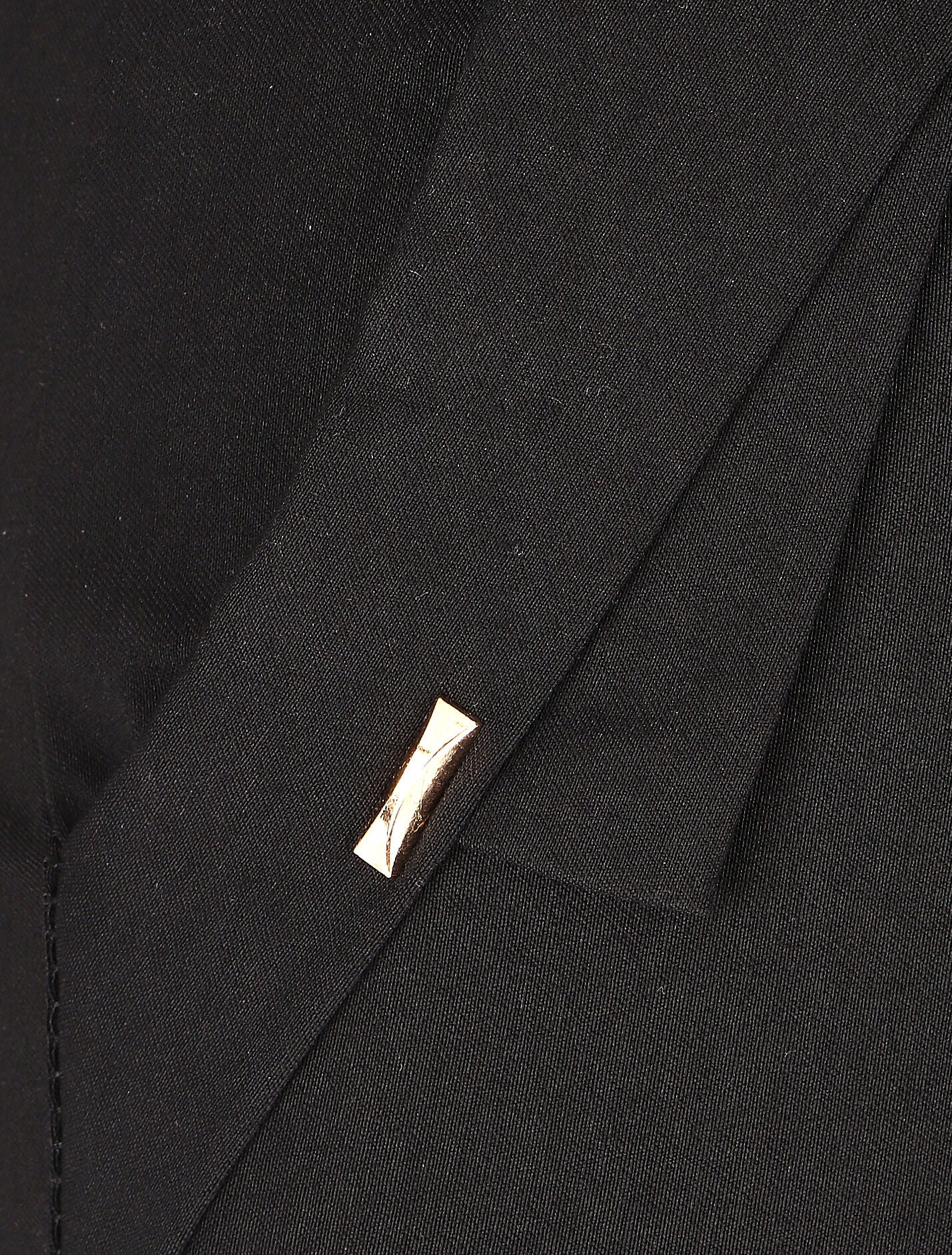 Pantalon droit à poches fantaisies - Noir - Image 3