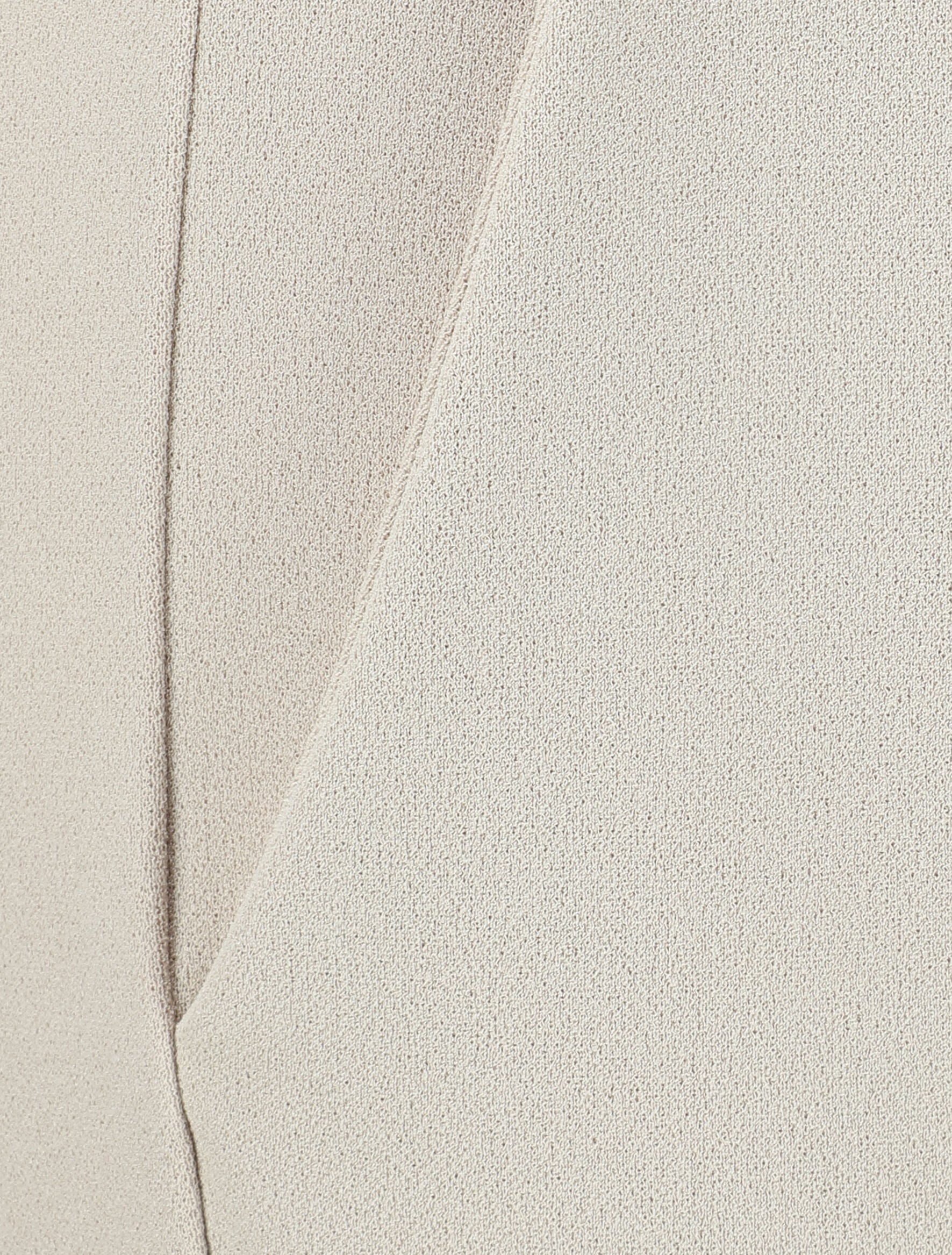 Pantalon droit à taille élastiquée - Beige - Image 3