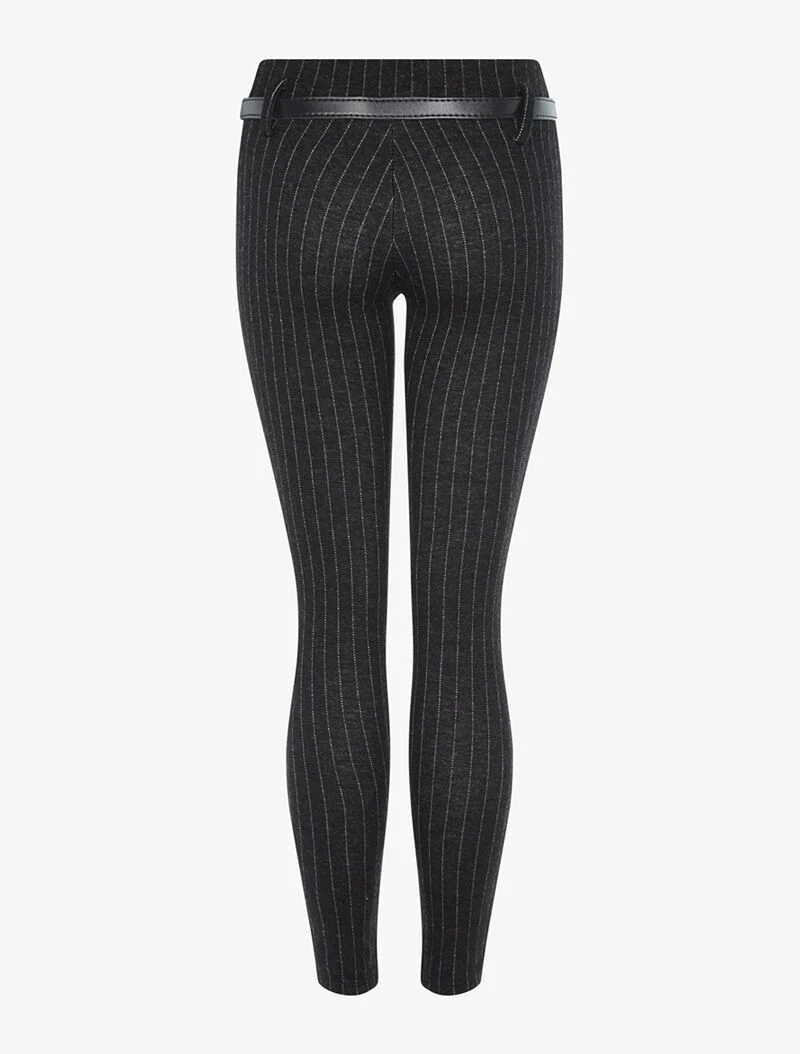 Pantalon effet laine - noir - Image 2