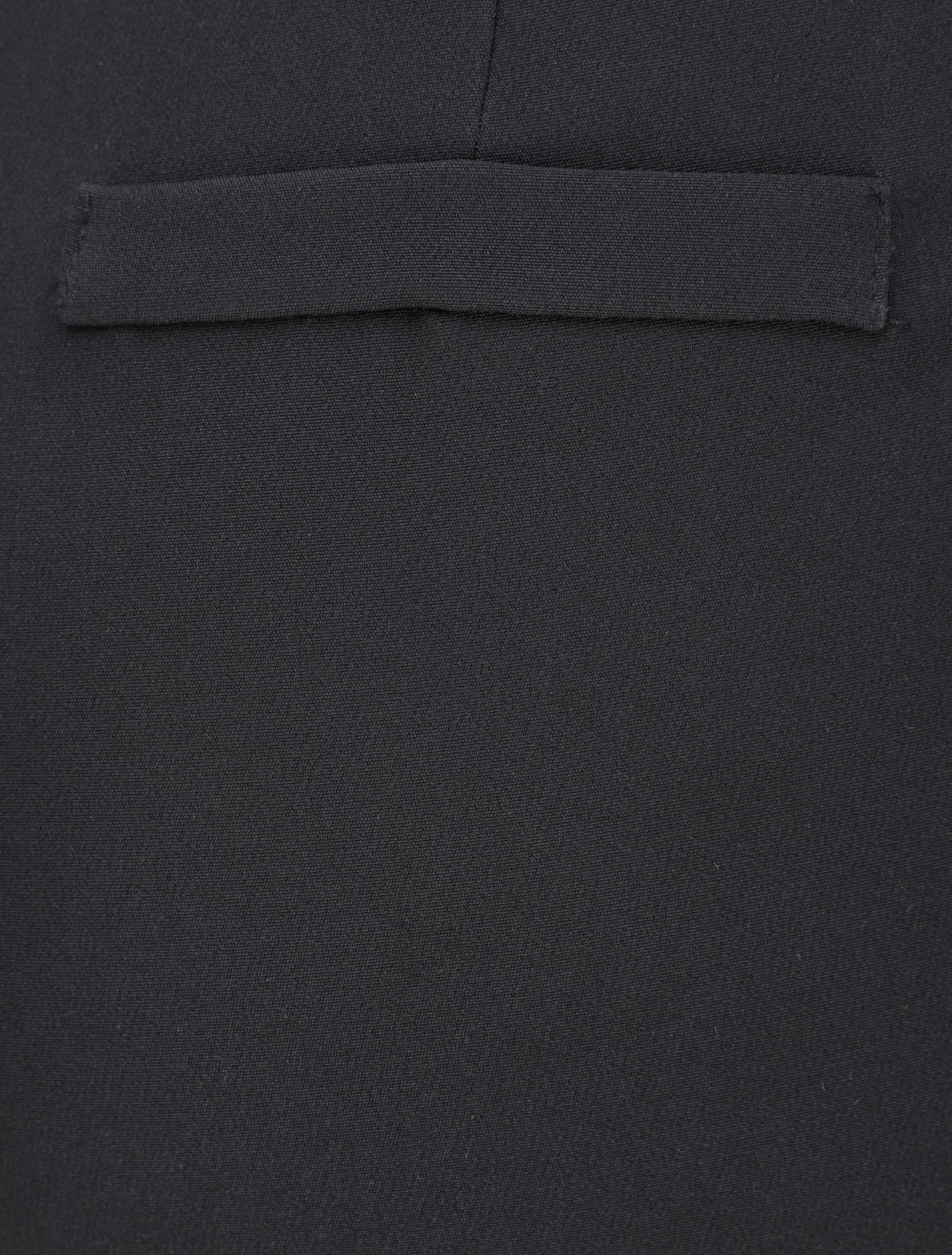Pantalon fendu coupe droite - Noir - Image 3