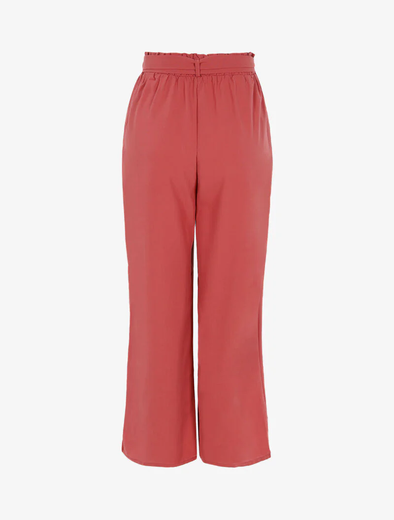 Pantalon fluide coupe large - rose - Image 2