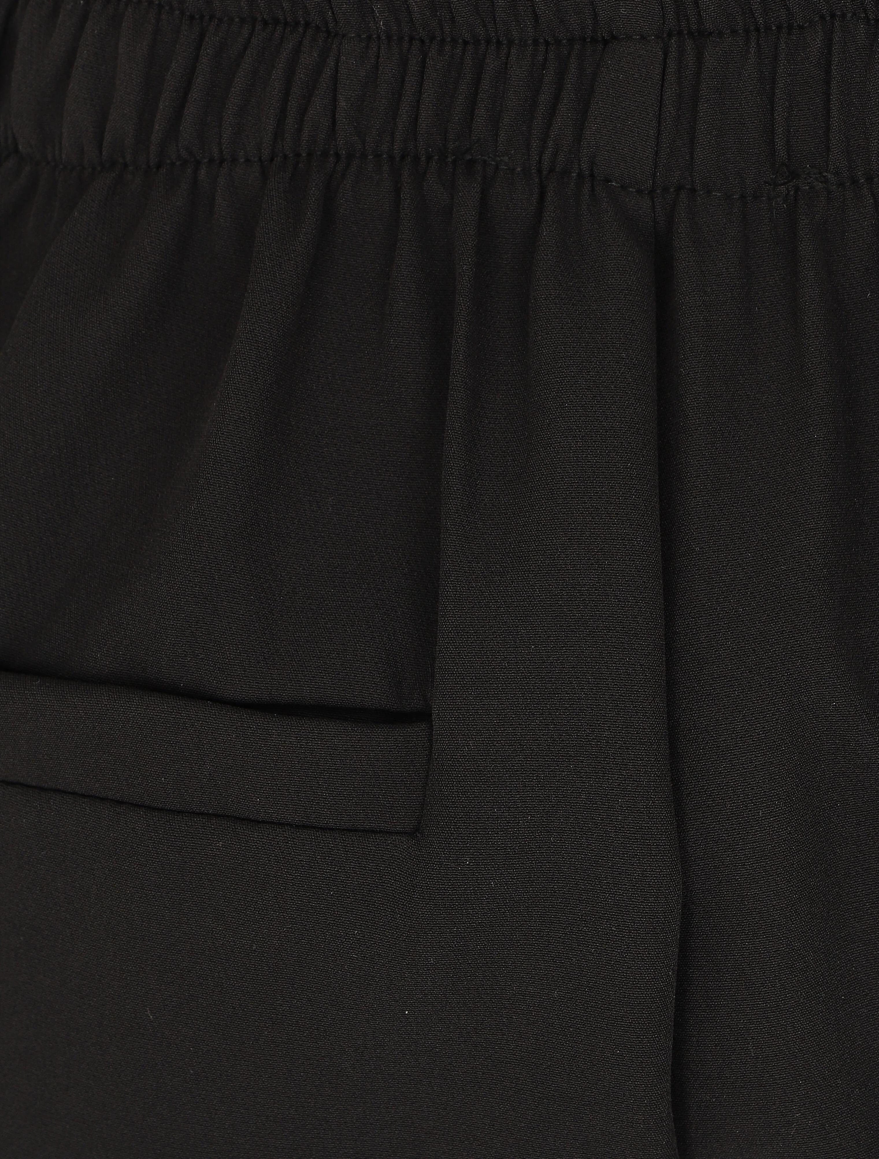 Pantalon slim à boutons stylisés - Noir - Image 3