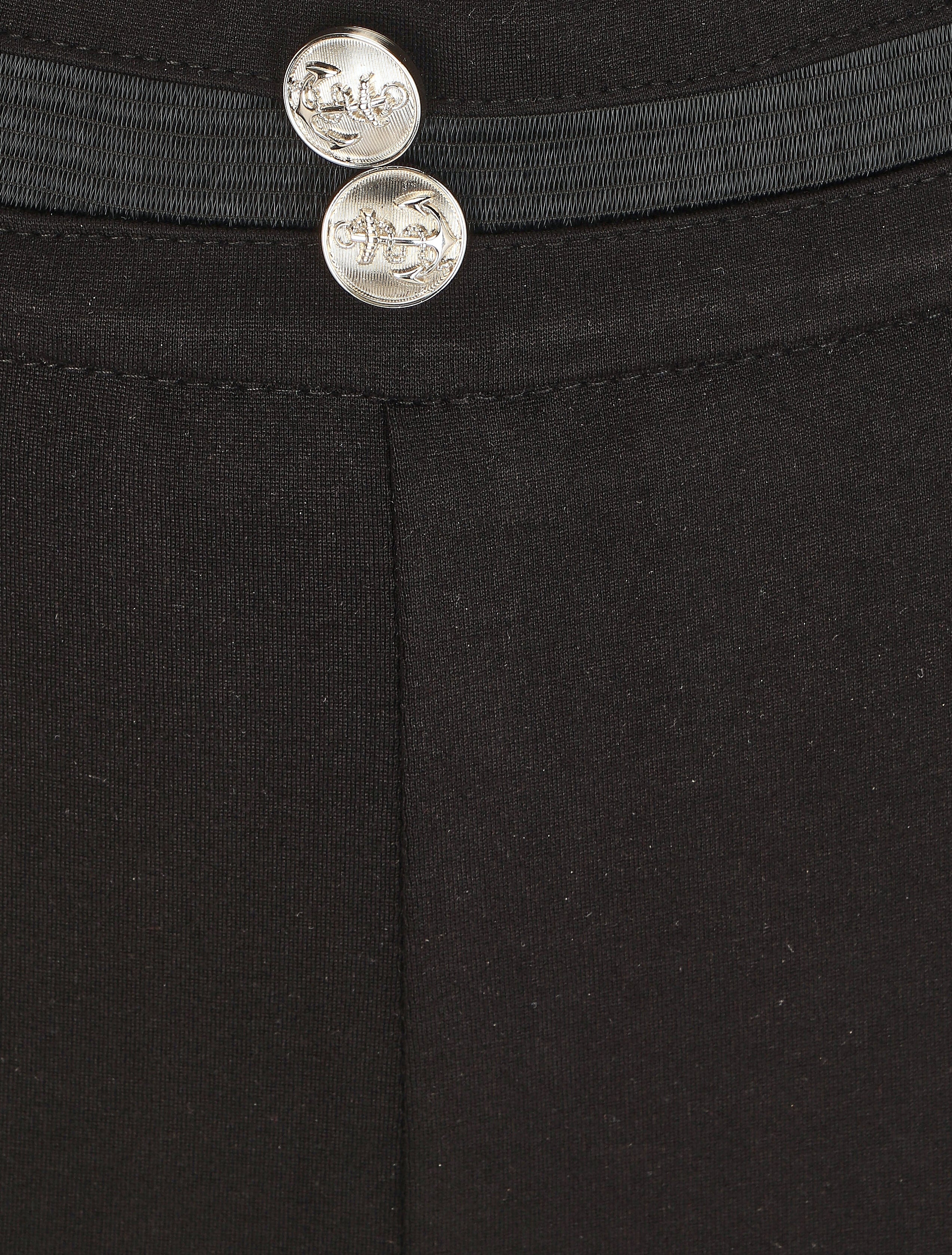 Pantalon slim à taille haute - Noir - Image 3