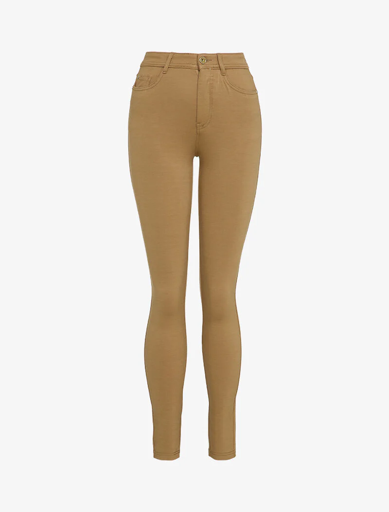 Pantalon stretch basique - Taupe