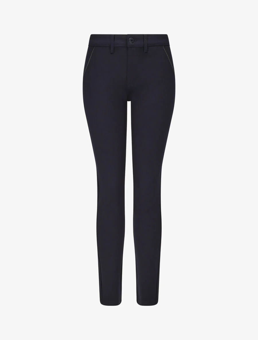 Pantalon stretch grande taille slim - Marine