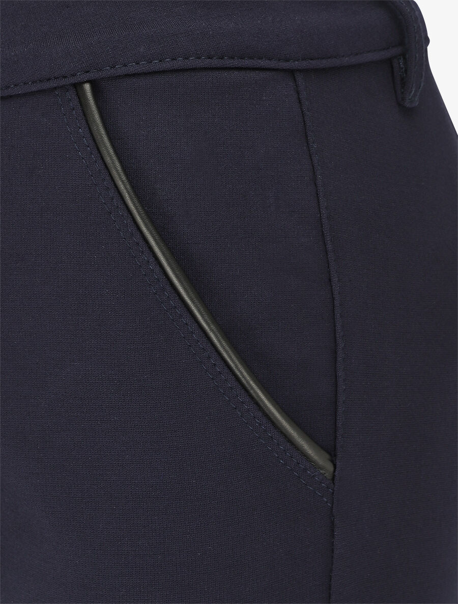 Pantalon stretch grande taille slim - Marine - Image 3