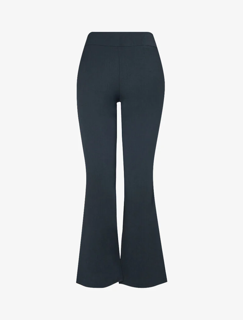 Pantalon style officier à poches à boutons - noir - Image 2