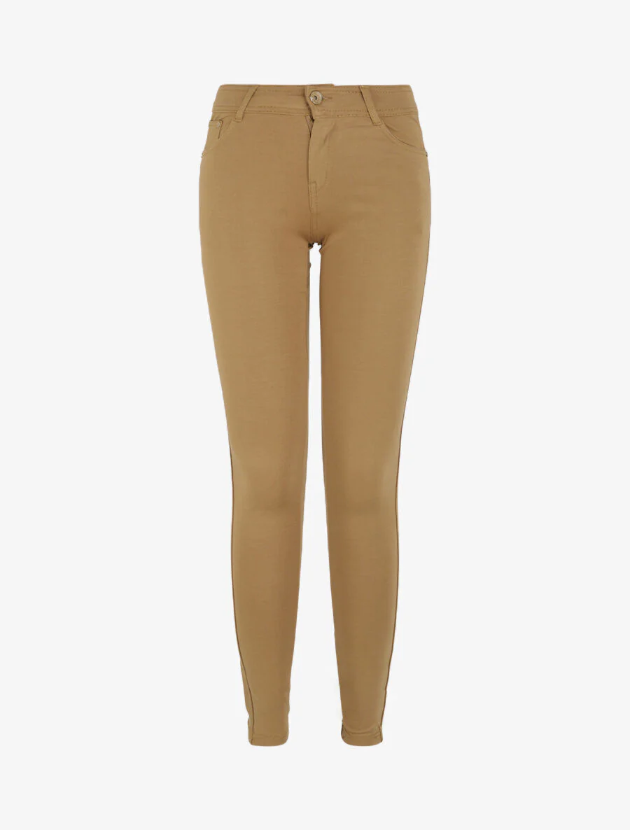 Pantalon ultra skinny uni - Taupe