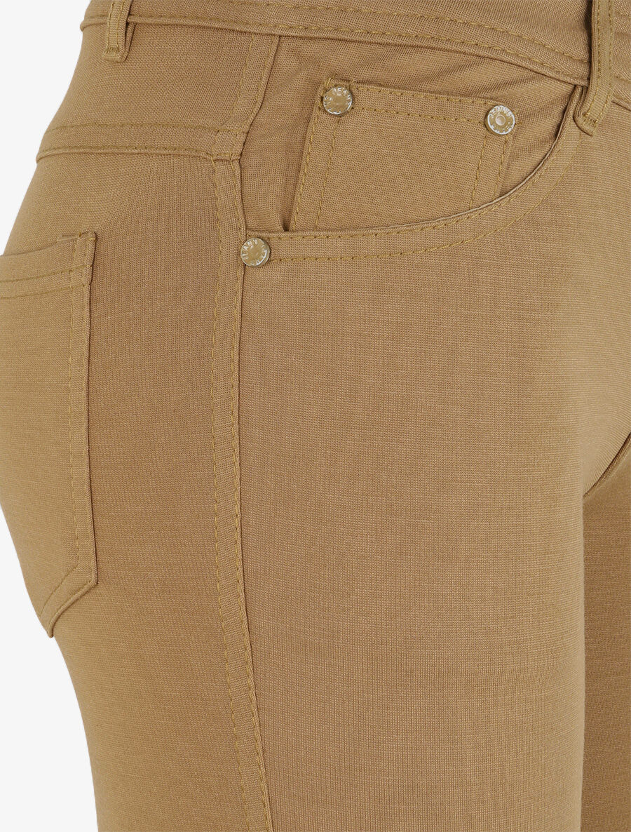 Pantalon ultra skinny uni - Taupe - Image 3