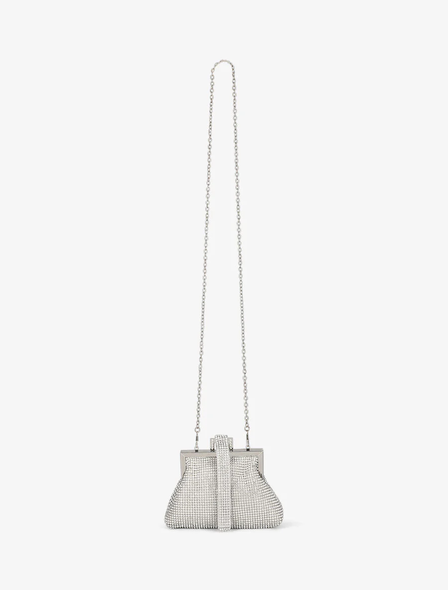 Pochette style bourse Leilani - Argent - Image 4