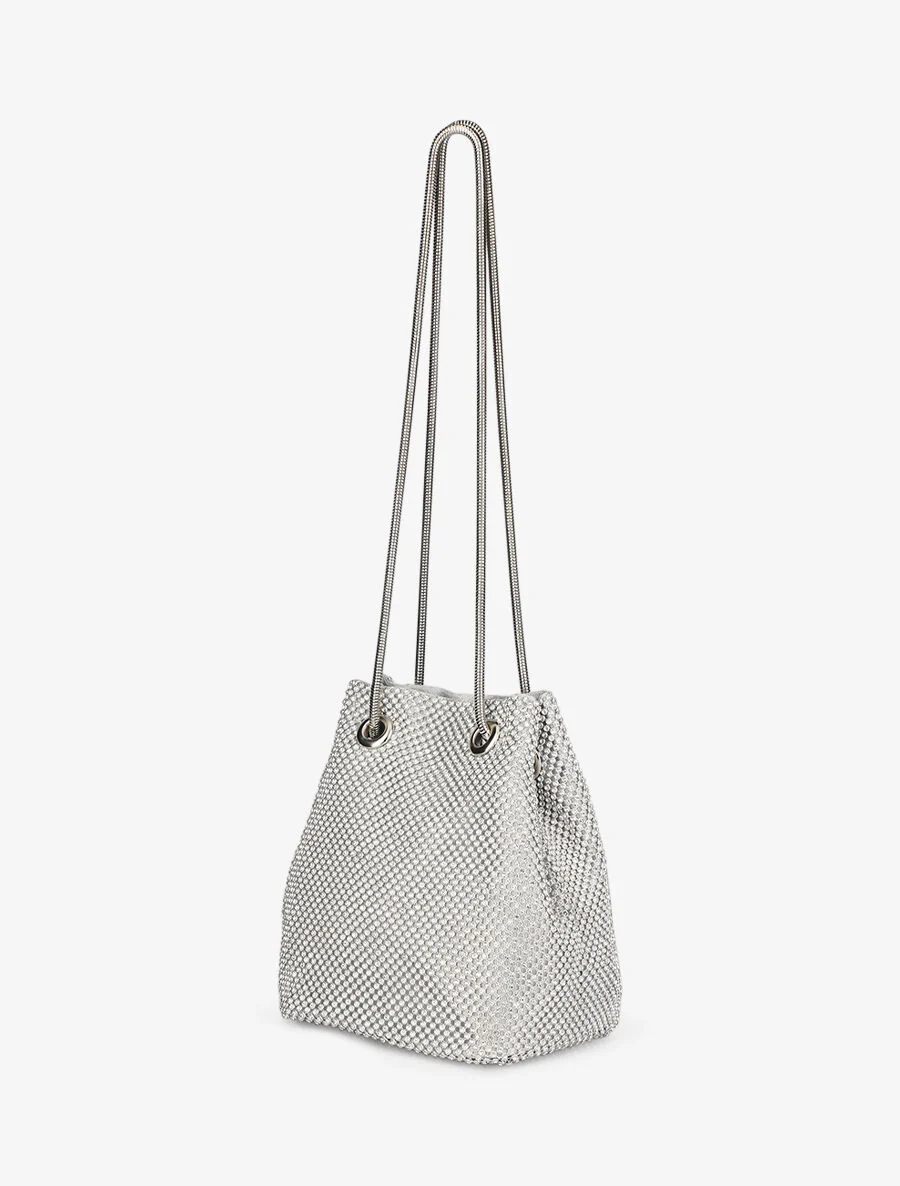 Pochette style bourse Louna - Argent - Image 3