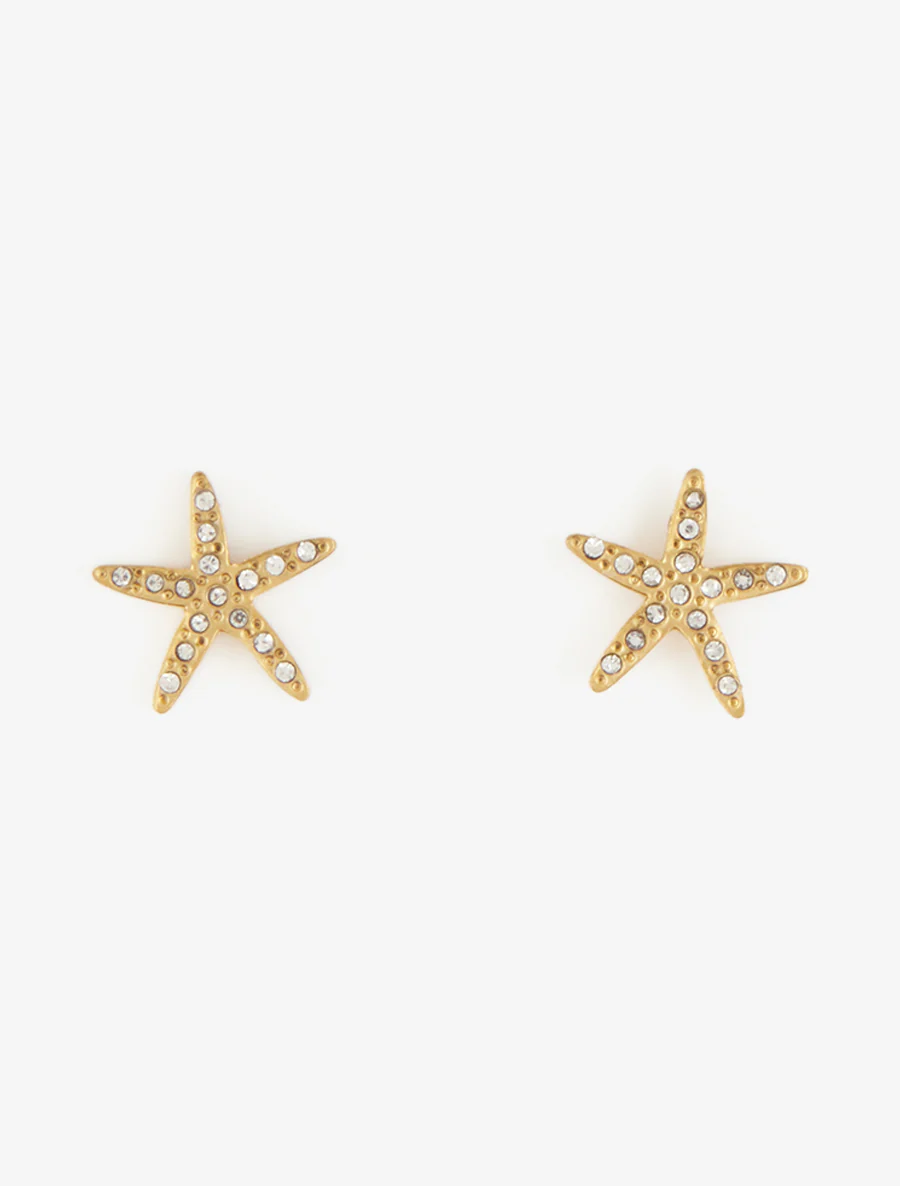Puces d'oreilles étoiles de mer - Or - Image 2