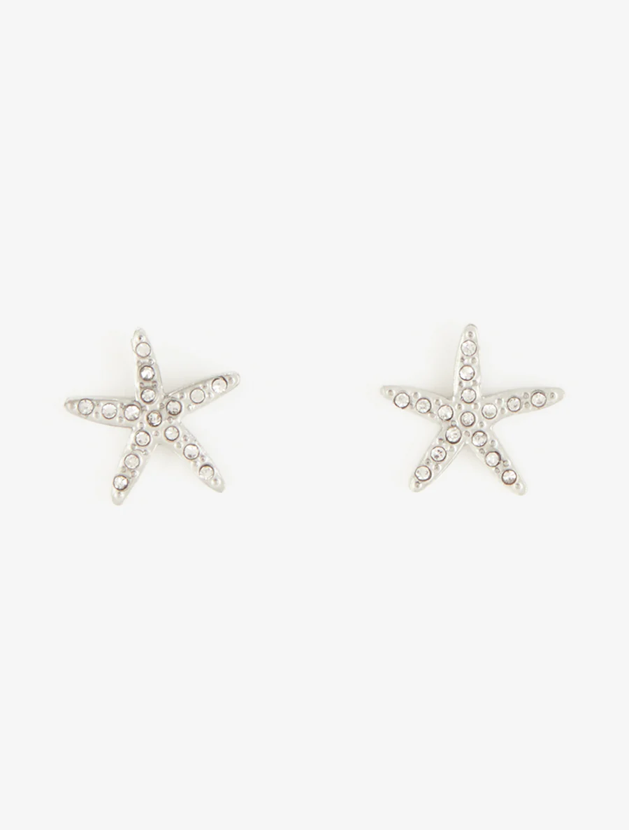 Puces d'oreilles étoiles de mer - Argent - Image 2