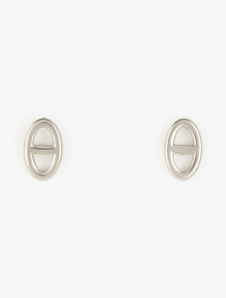 Puces d'oreilles maille marin - Argent - Image 2
