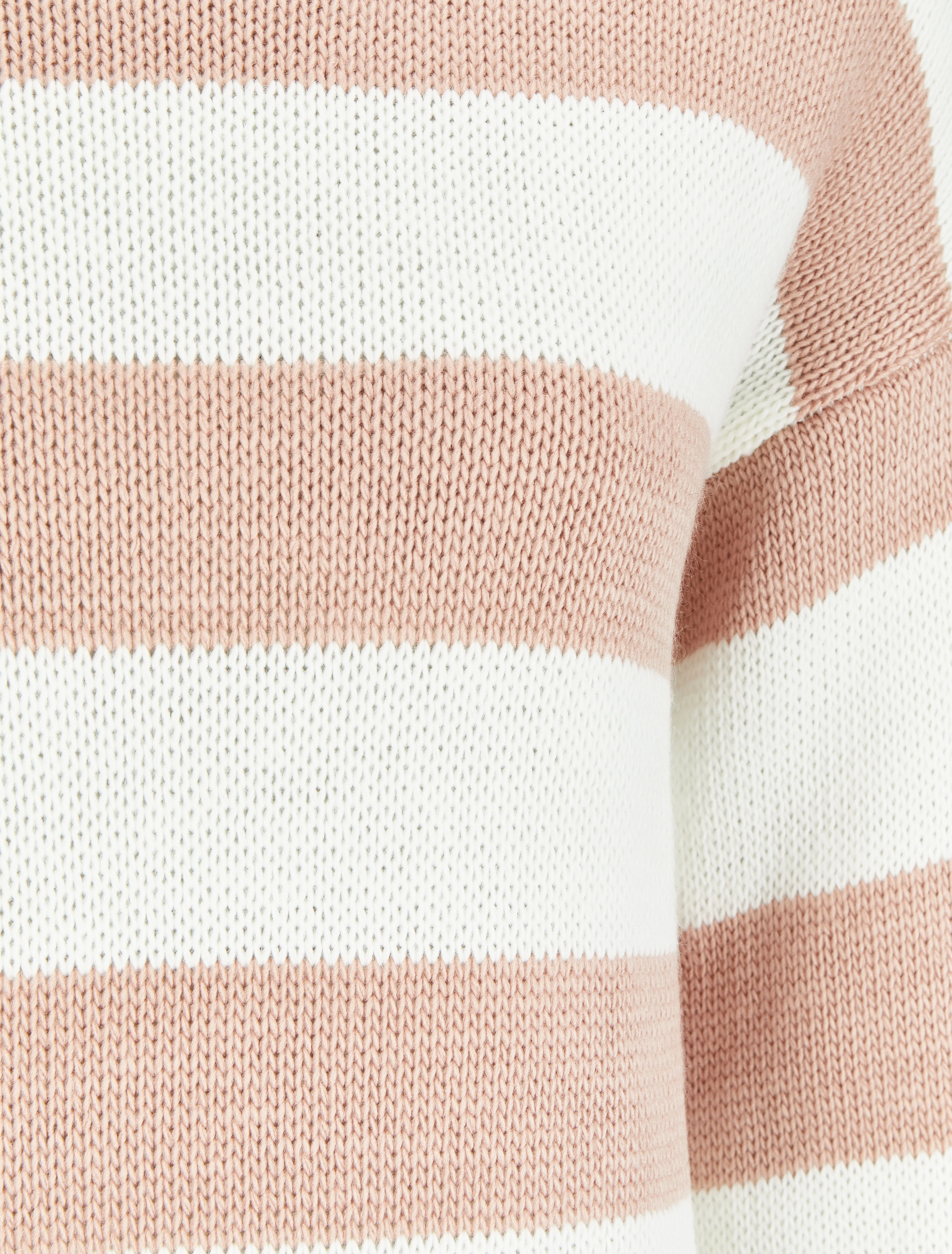 Pull à rayures - Rose/blanc - Image 3