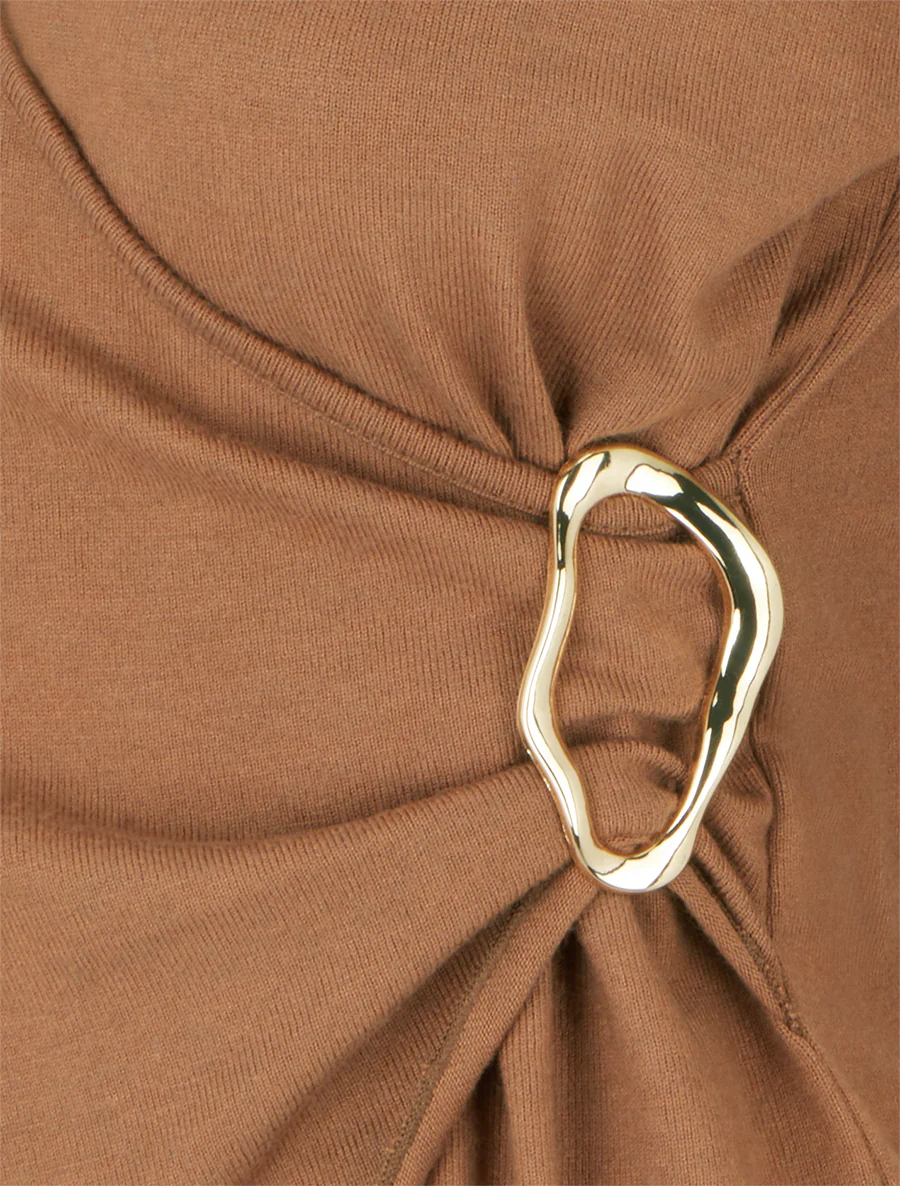 Pull cache-coeur à boucle - Camel - Image 3