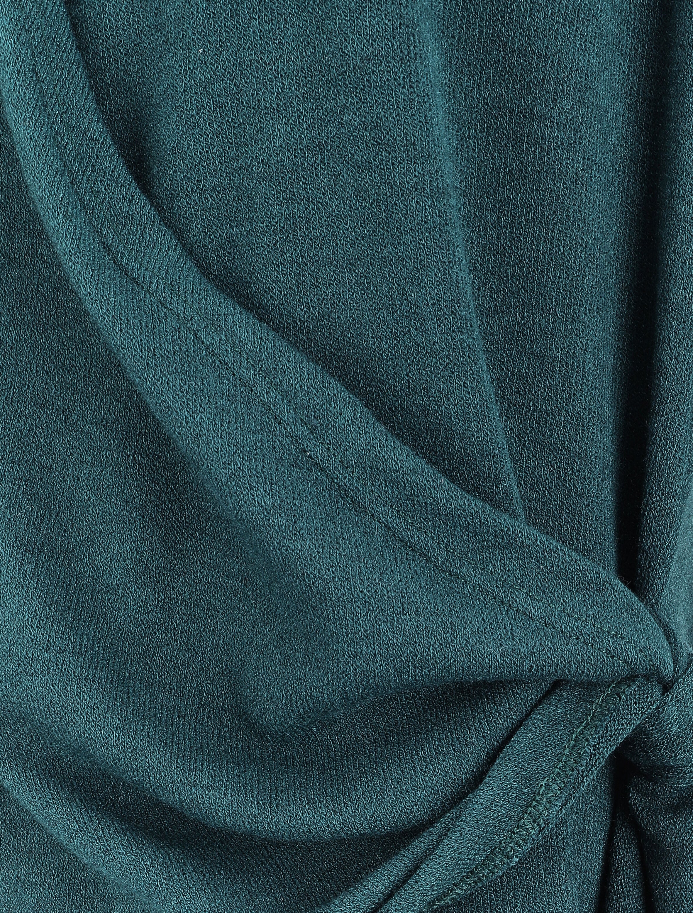 Pull cache-coeur à manches retroussables - Vert - Image 3