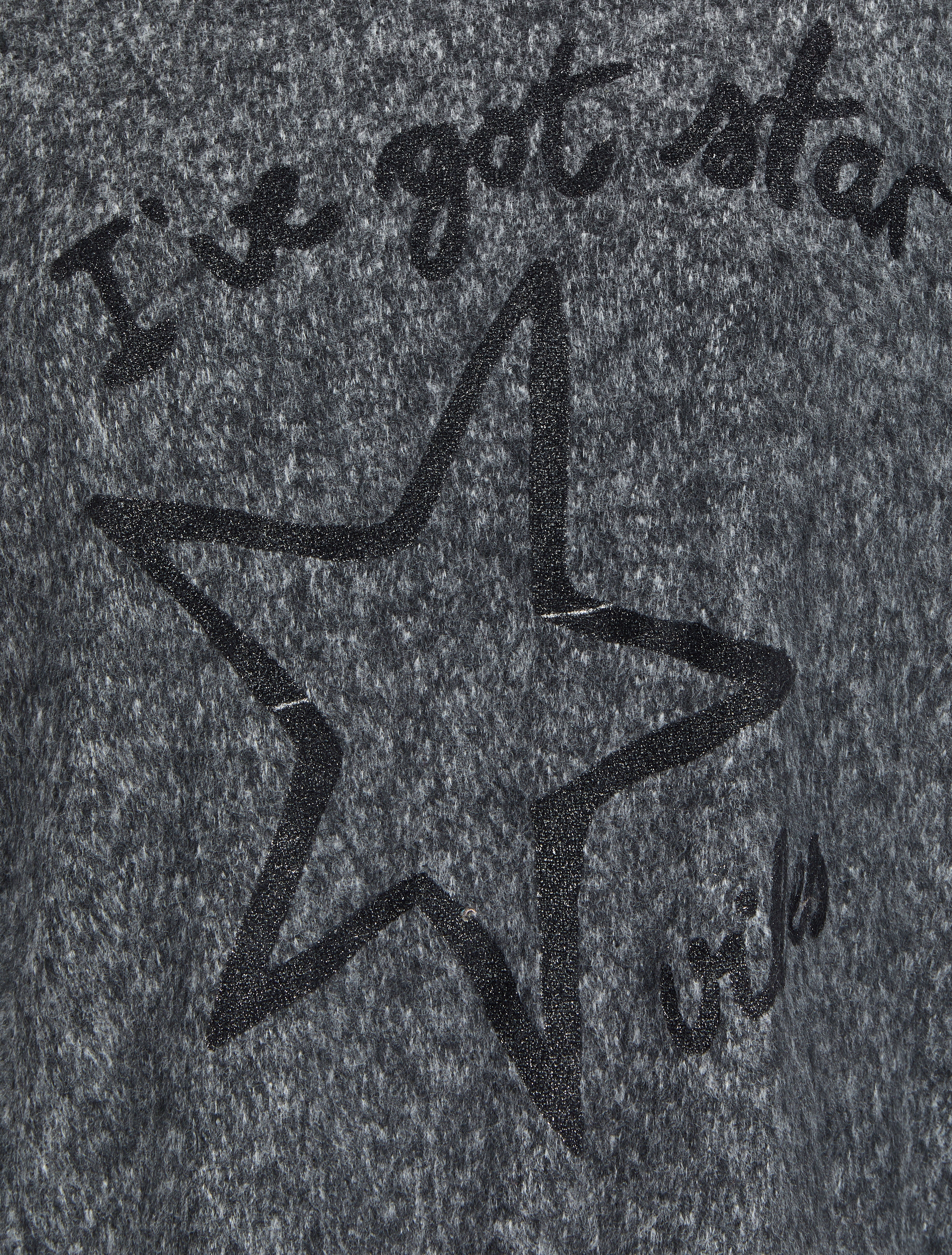 Pull chauve-souris à imprimé "I've got star" - Noir - Image 3