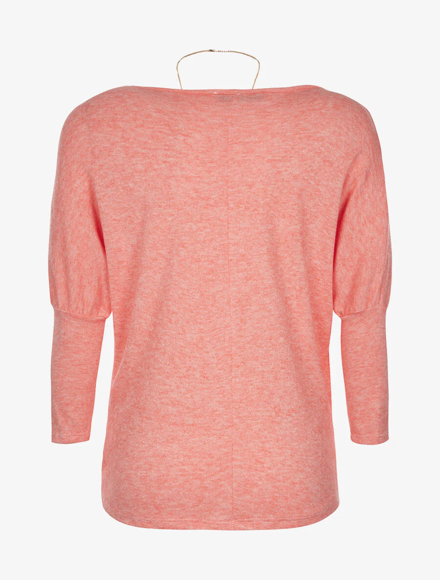 Pull doux chauve-souris - orange - Image 2