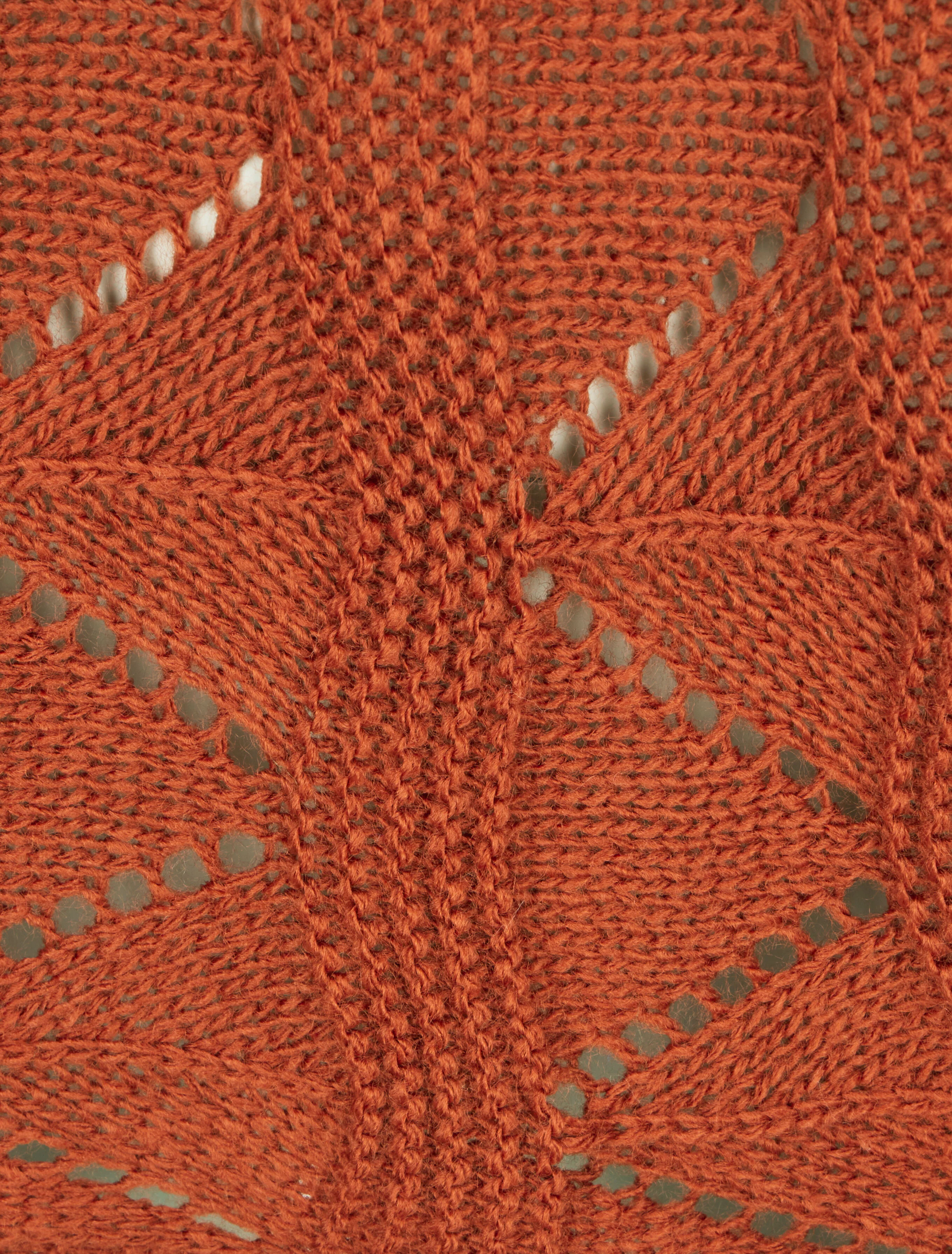 Pull en maille zigzag - Rouille - Image 3