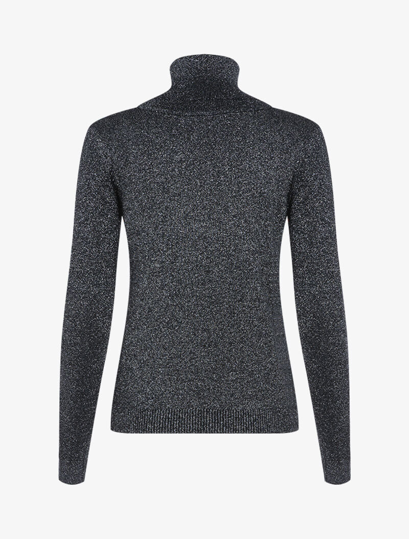 Pull fin pailleté - noir - Image 2