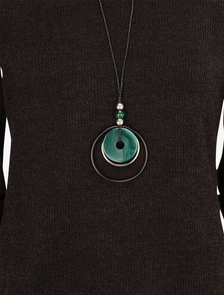 Pull long côtelé et asymétrique - Noir - Image 3