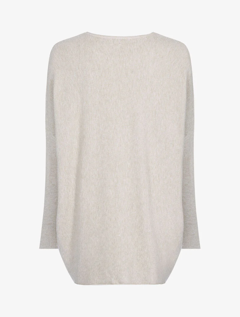 Pull long coupe loose - beige - Image 2