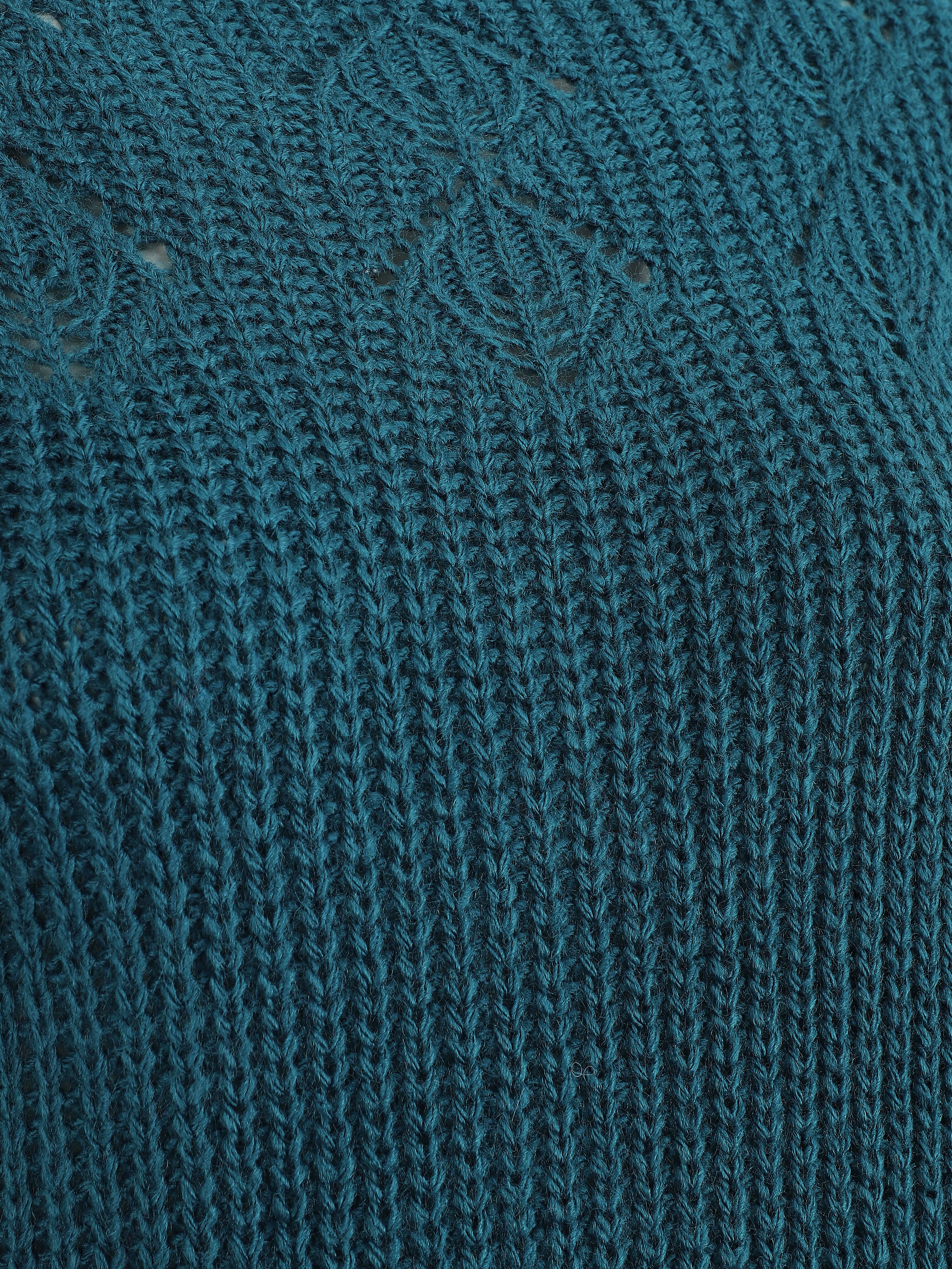 Pull long uni - Bleu canard - Image 3